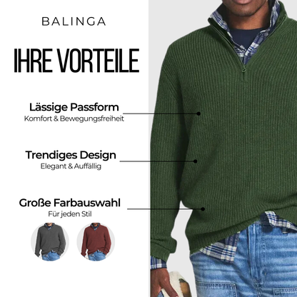 Chris™ - Le pull zippé élégant pour homme