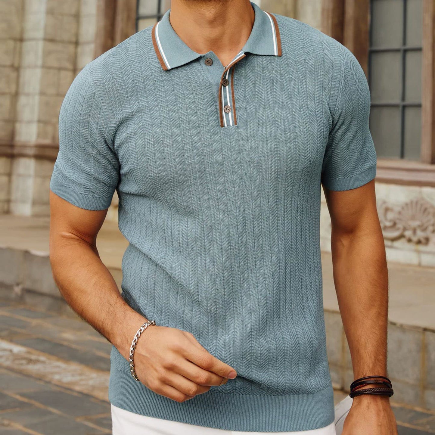 Leon™ – Polo tricoté de haute qualité