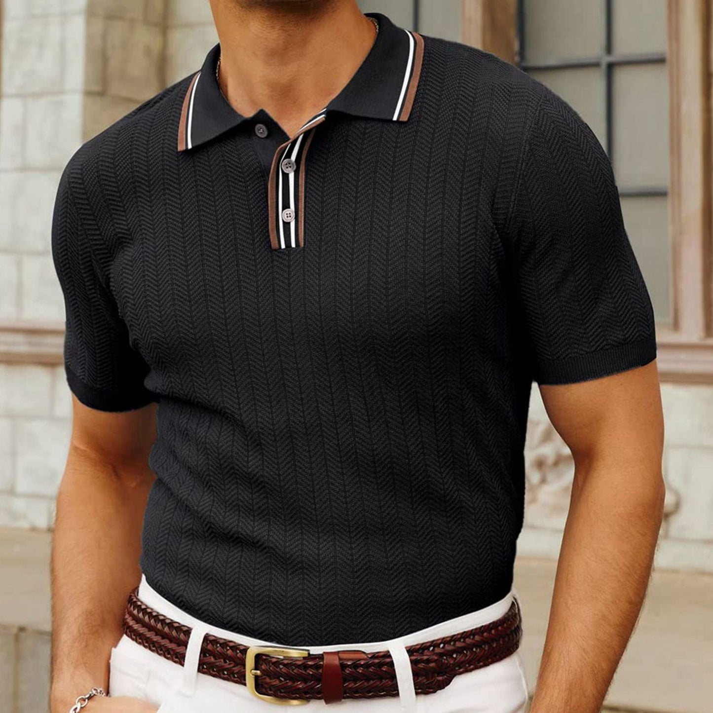 Leon™ – Polo tricoté de haute qualité