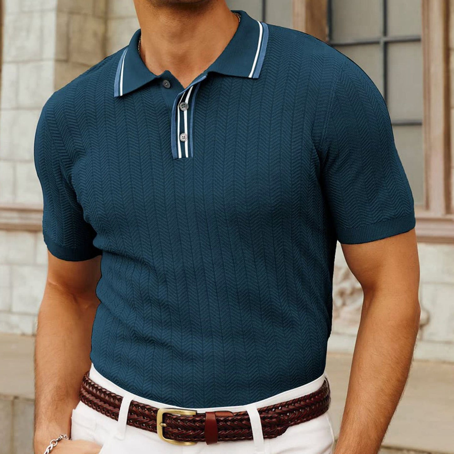 Leon™ – Polo tricoté de haute qualité