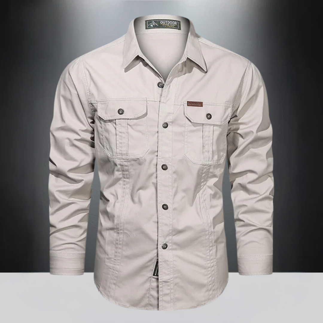 Felix™ - Chemise cargo en coton printanier