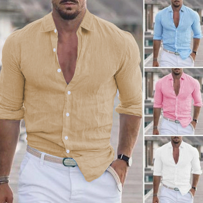 Max™ - Chemise d'été en pur lin