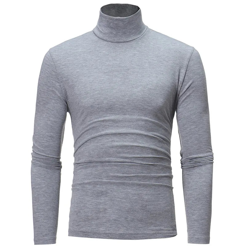 Leon™ – Pull col roulé slim classique