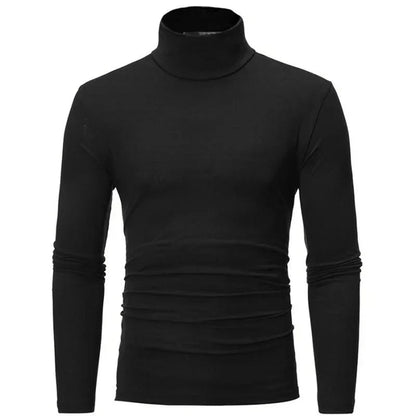 Leon™ – Pull col roulé slim classique