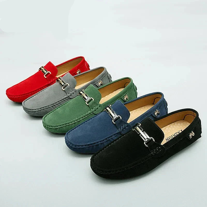 Nico™ - Chaussures en cuir à enfiler pour homme