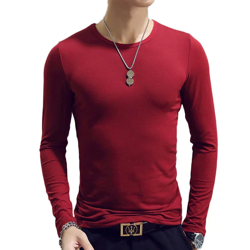 Leon™ – Pull col roulé slim classique