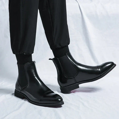 Alex™ - Bottines Chelsea en cuir 