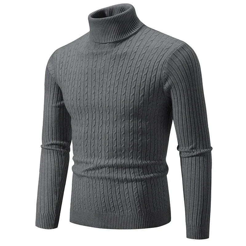 Luca™ - Pull col roulé décontracté 
