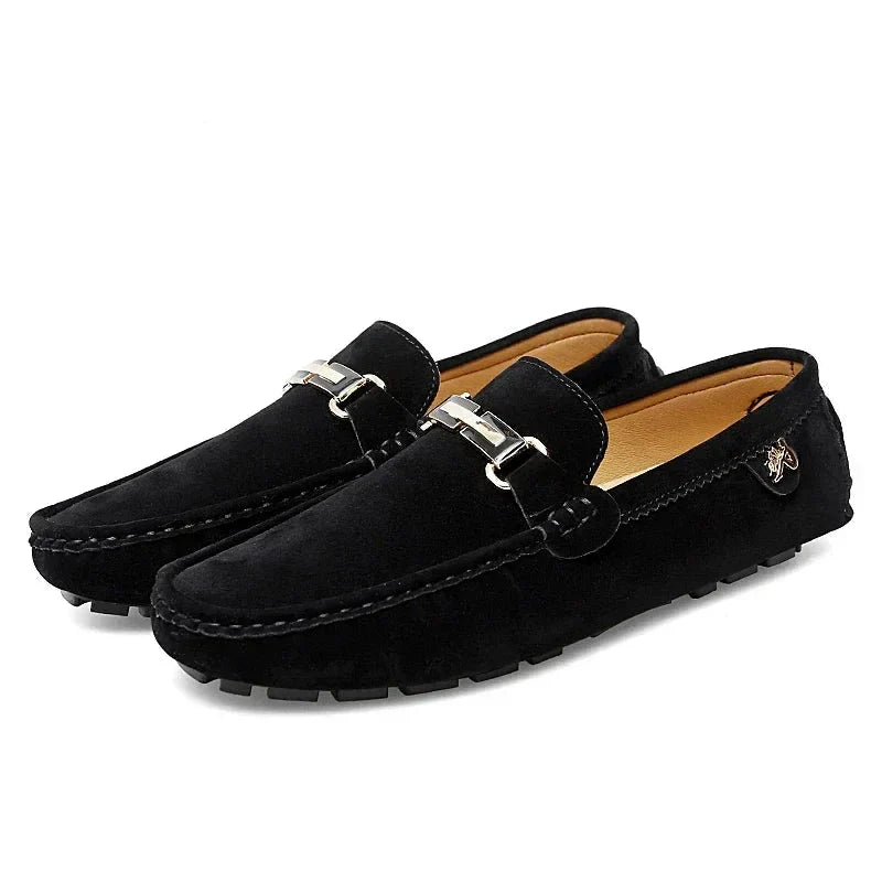Nico™ - Chaussures en cuir à enfiler pour homme