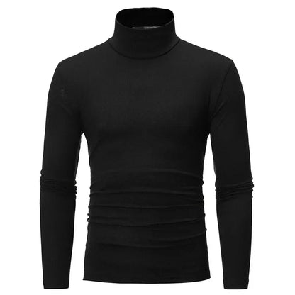 Leon™ – Pull col roulé slim classique