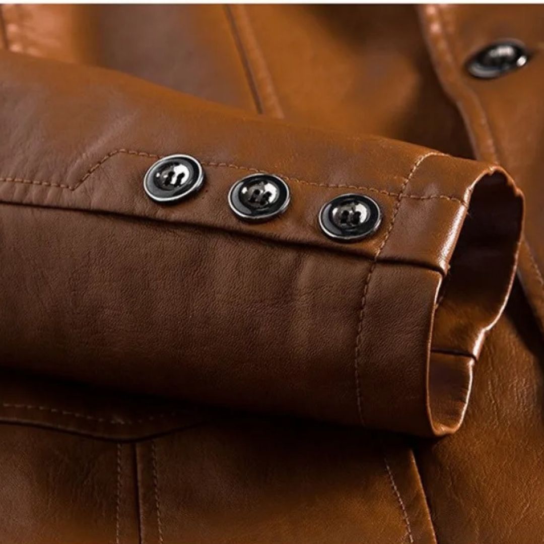 Alex™ - La veste en cuir élégante