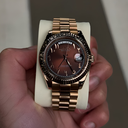 EdelNest™ Champagne Rose Arabic Dial