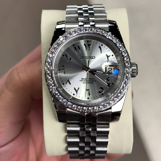 EdelNest™ Titanium Diamond Arabic Dial