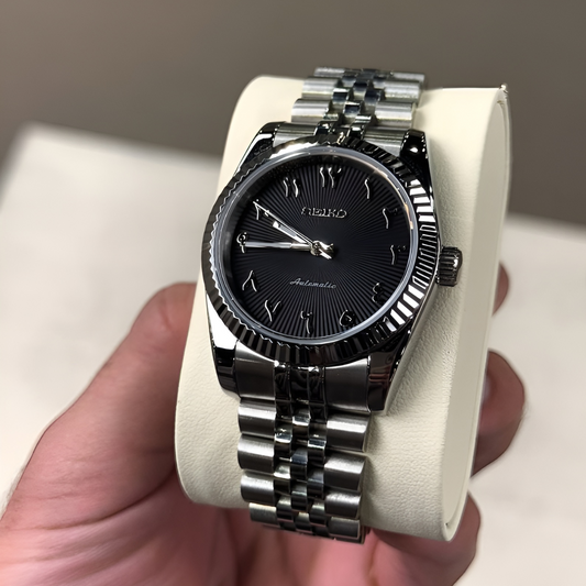 EdelNest™ The Dawn Black Arabic Dial