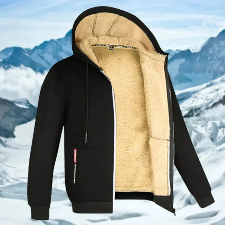 Gilben - Veste d'hiver homme à capuche et polaire 