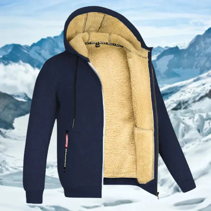 Gilben - Veste d'hiver homme à capuche et polaire 