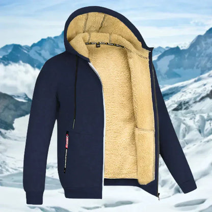 Gilben - Veste d'hiver homme à capuche et polaire 