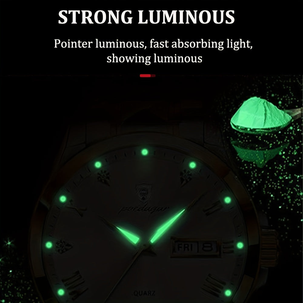 PDG Emerald Prestige – Montre homme luxueuse en acier inoxydable