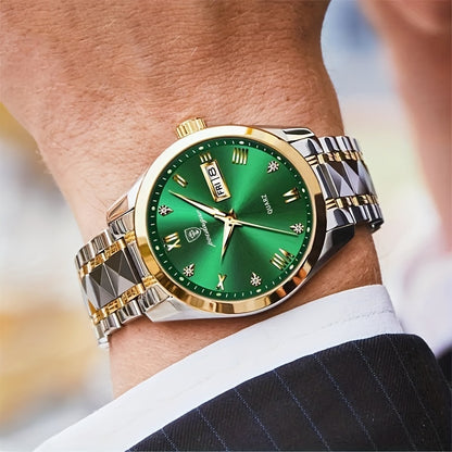 PDG Emerald Prestige – Montre homme luxueuse en acier inoxydable