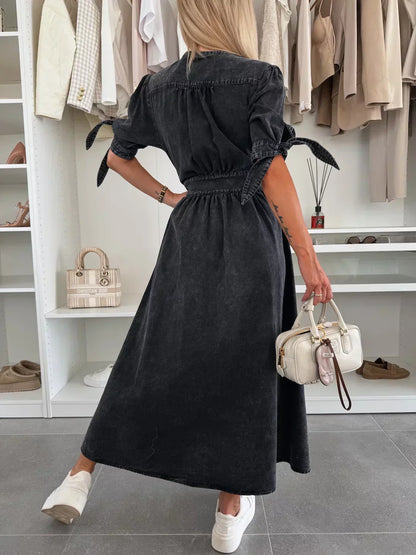 Luise™ | Strahlendes Denim-Kleid