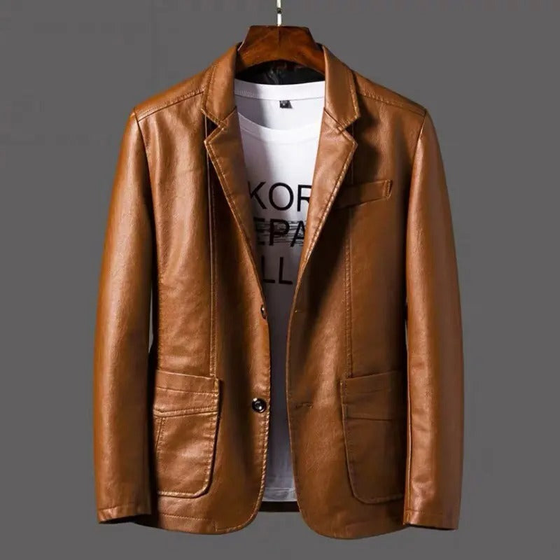 Alex™ - La veste en cuir élégante