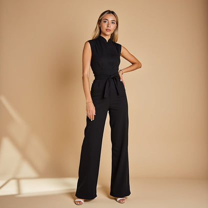 Greta™ | Eleganter Jumpsuit mit Gürtel