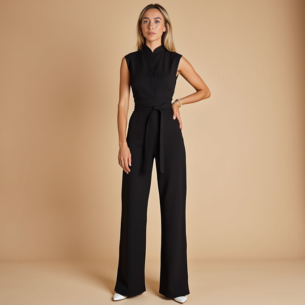 Greta™ | Eleganter Jumpsuit mit Gürtel