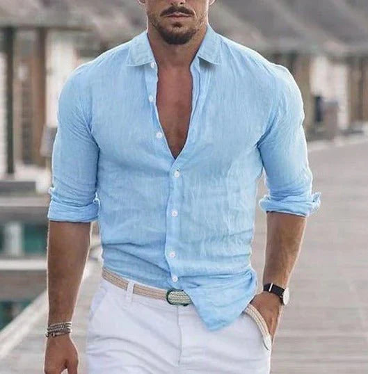 Max™ - Chemise d'été en pur lin