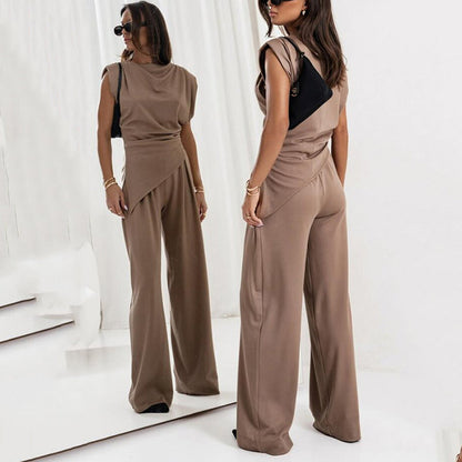 Elsa™ Elegantes, einfarbiges zweiteiliges Set für Damen
